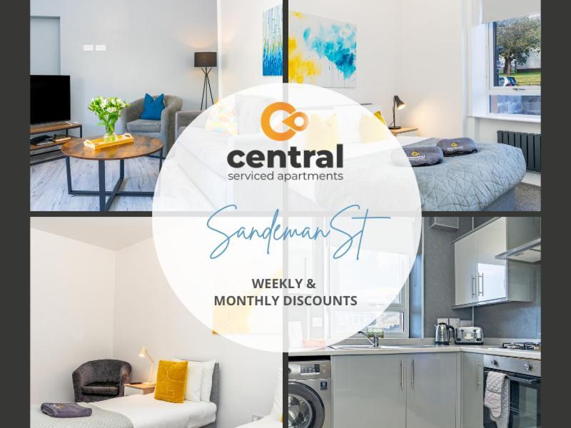 Central Serviced Apartments - 2 Bedroom - Free Street Parking - Fast Wifi - Smart Tvs In All Rooms - Ground Level - Family Neighbourhood - 3 X Double Beds - Heating 24-7 - Trade Stays - Weekly & Monthly Offers Dundee Exterior foto