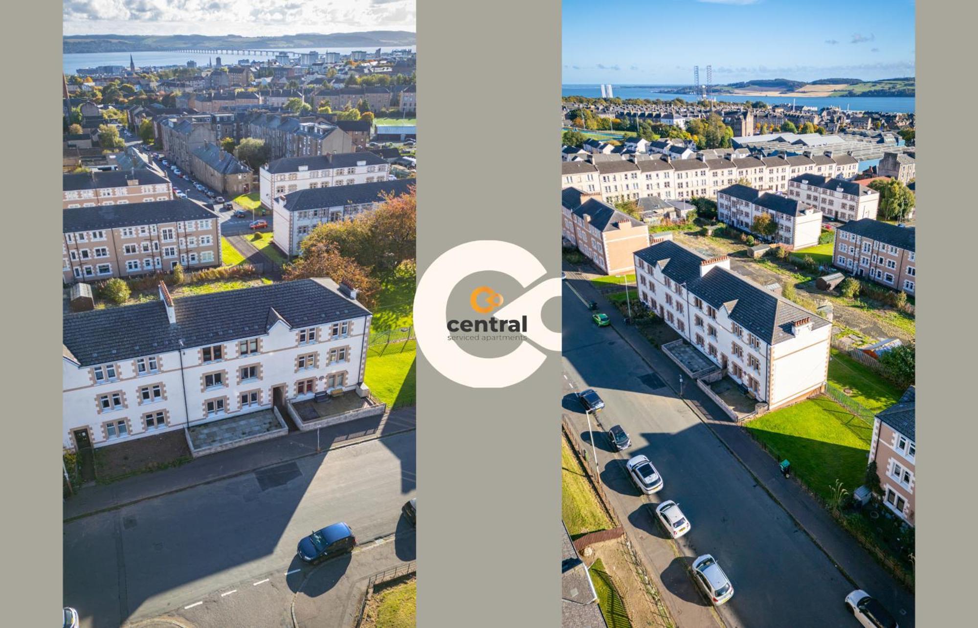 Central Serviced Apartments - 2 Bedroom - Free Street Parking - Fast Wifi - Smart Tvs In All Rooms - Ground Level - Family Neighbourhood - 3 X Double Beds - Heating 24-7 - Trade Stays - Weekly & Monthly Offers Dundee Exterior foto